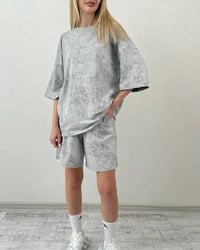 Chiara | Women's Elegant T-Shirt in Gray
