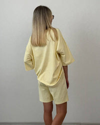 Chiara | Women's Elegant T-Shirt in Yellow