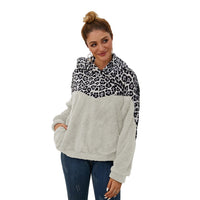Chiarella | Women's Leopard Print Hooded Sweater