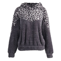 Chiarella | Women's Leopard Print Hooded Sweater