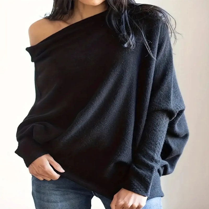 Chloris | Women's Sweater in Black