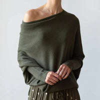Chloris | Women's Sweater in Olive