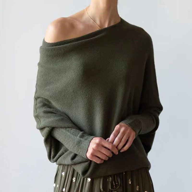 Chloris | Women's Sweater in Olive