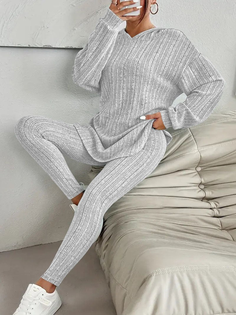 Christiana | Women's Oversized Knit Top in Gray