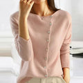 Christina | Women's Relaxed Fit Button Front Cardigan Knit Sweater