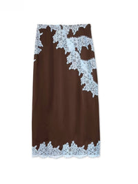 Cilicia | Women's Halter with Scarf and Skirt Two-Piece Set