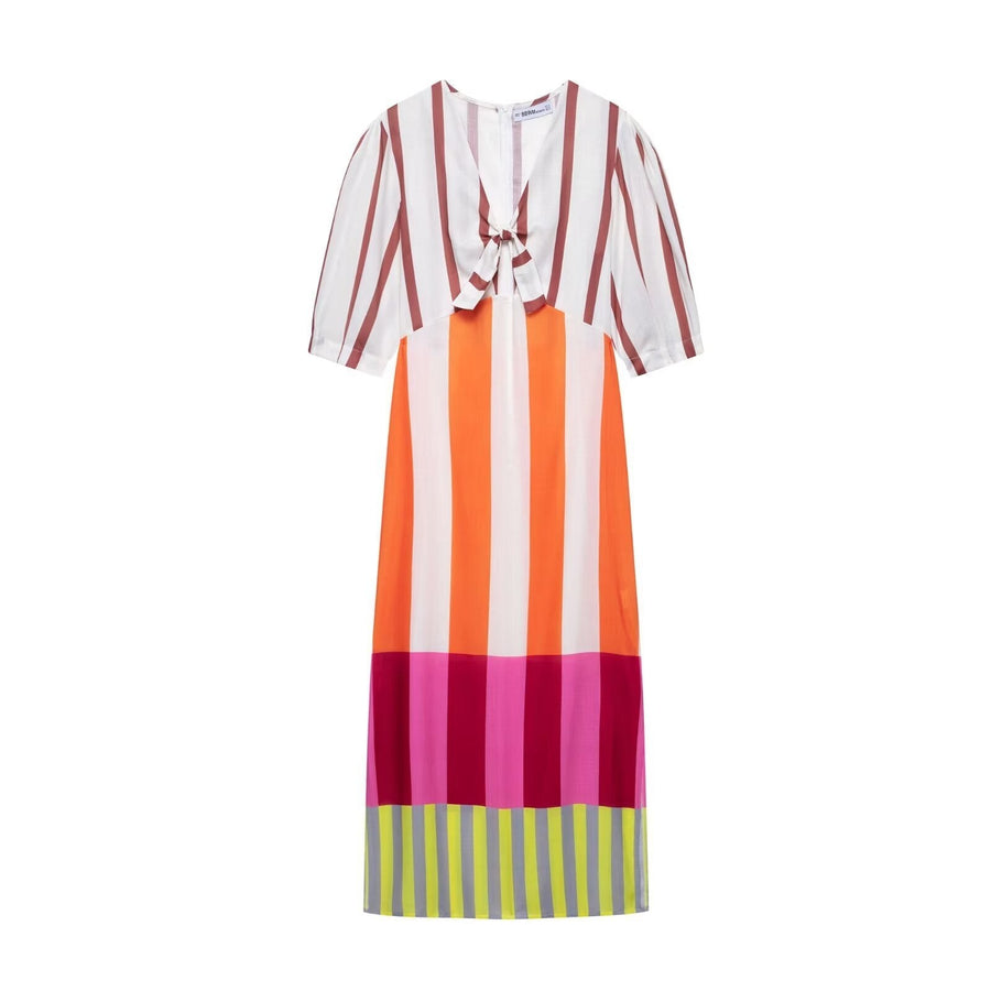 Cilicia | Women's Striped Maxi Dress in Kleid