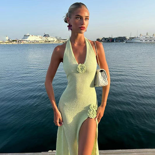 Circe | Women's V-Neck Maxi Dress in Kleid