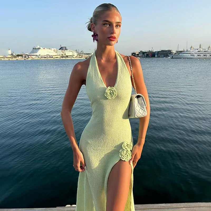 Circe | Women's V-Neck Maxi Dress in Kleid