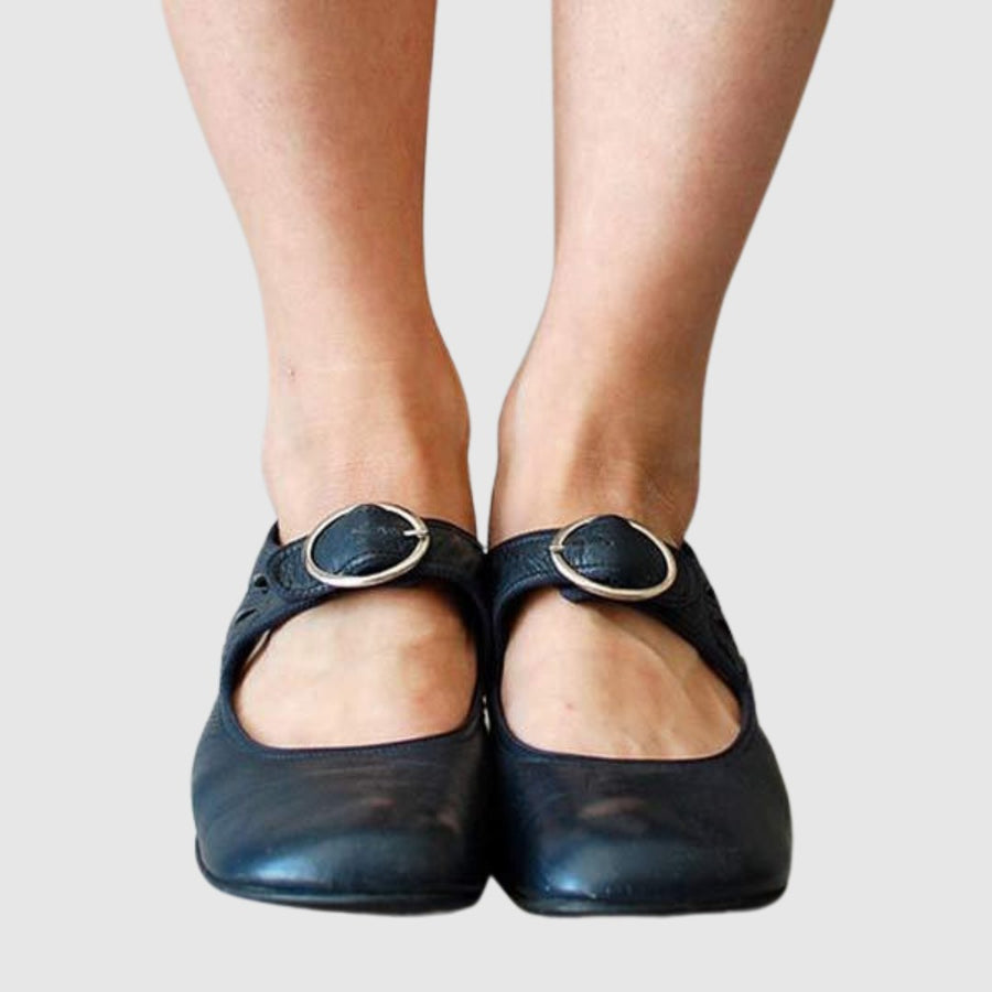 Claire | Women's Buckled Strap Mary Jane Shoes