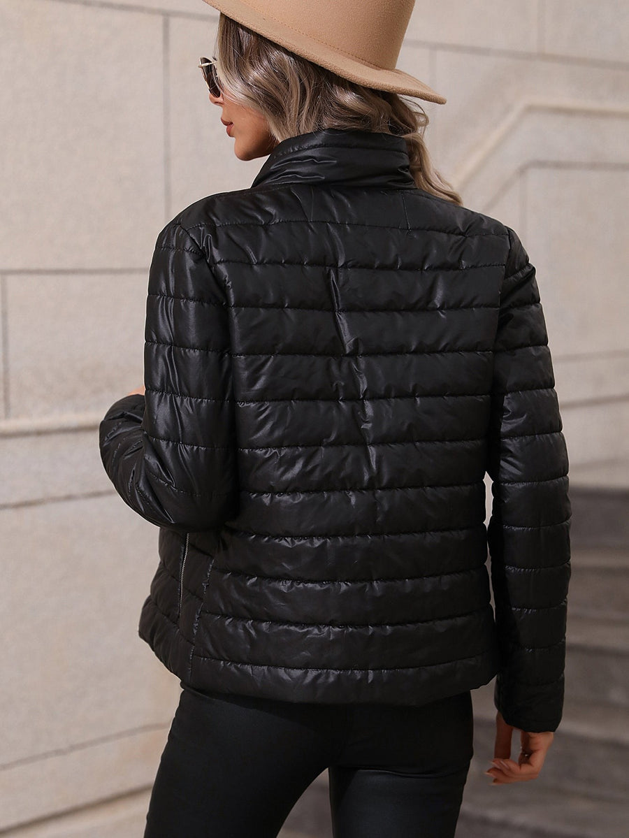 Claribel | Women's Pockets Lightweight Jacket in Black
