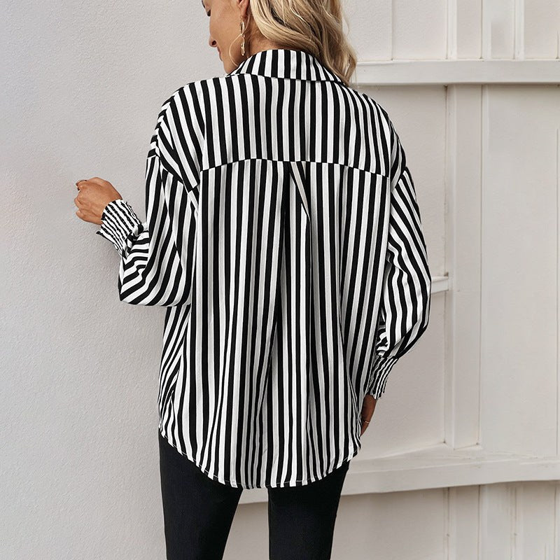 Clarimonde | Women's Oversized Blouse in Black