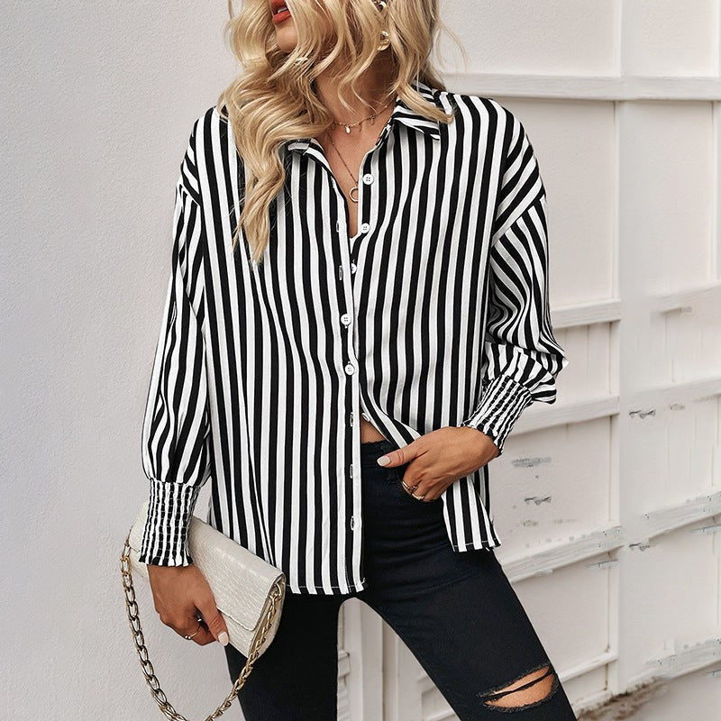 Clarimonde | Women's Oversized Blouse in Black