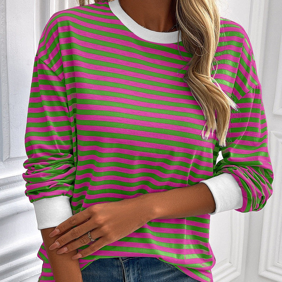 Clelia | Women's Long Sleeve Sweater in Green