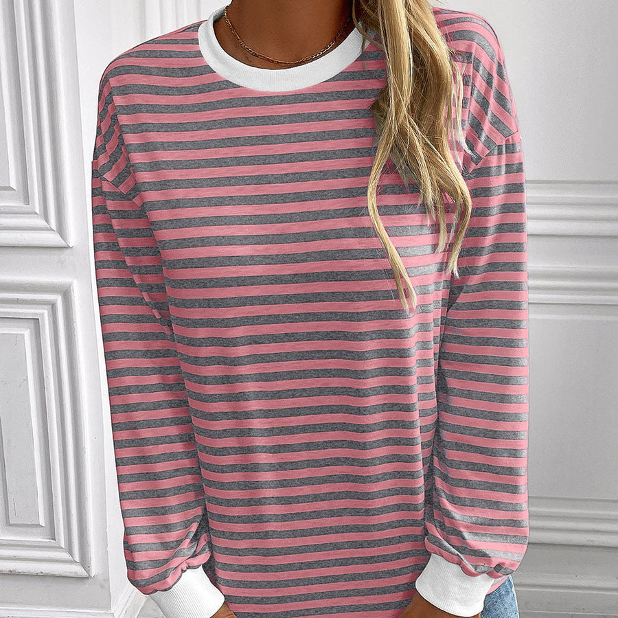 Clelia | Women's Long Sleeve Sweater in Pink