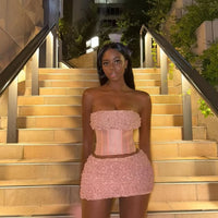Clementine | Women's Ruffle Elegant Mini Skirt