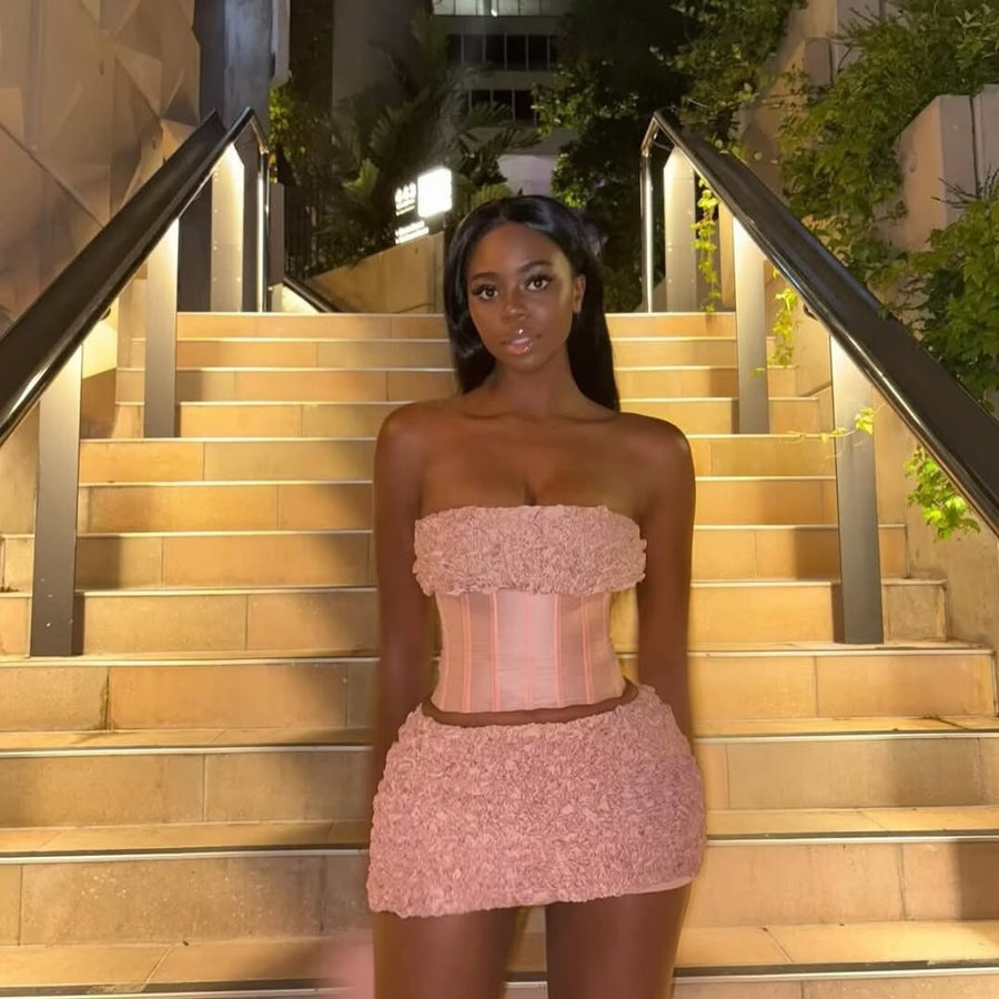 Clementine | Women's Ruffle Elegant Mini Skirt