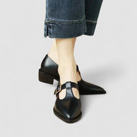 Clio | Women's Low Block-Heel Mary Jane Shoes