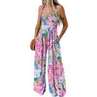 Clotilde | Women's Pockets Jumpsuit in Pink