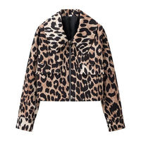 Colette | Women's Leopard Print Jacket in Multicolor