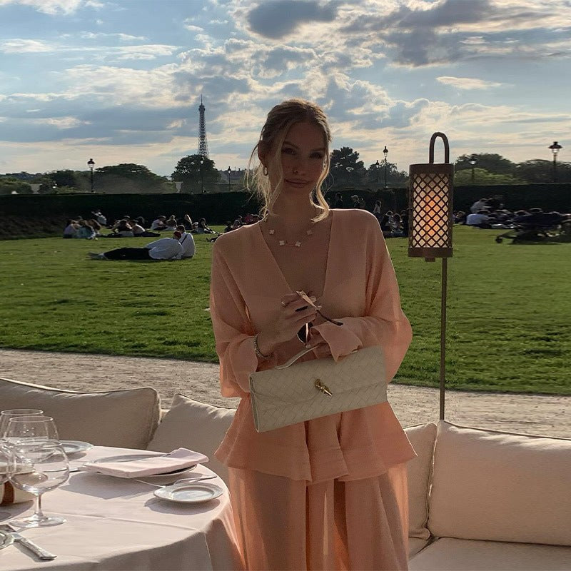 Colette | Women's Flowing Elegant Top in Pink