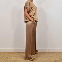 Concordia | Women's Loose Silhouette Top and Pants Two-Piece Set