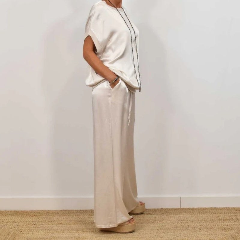 Concordia | Women's Loose Silhouette Top and Pants Two-Piece Set