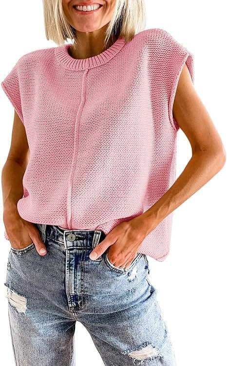 Concordia | Women's Textured Knit Casual Top in Pink
