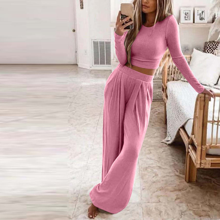 Constance | Women's Long Sleeve Elegant Top in Pink