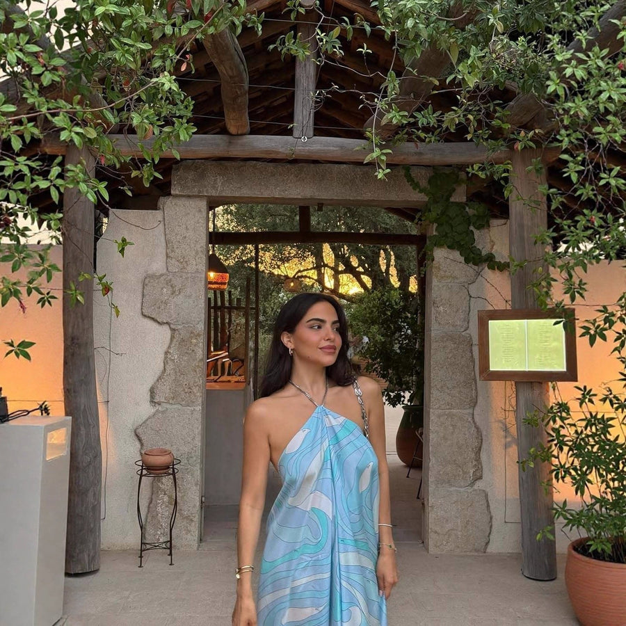 Constantia | Women's Asymmetric Floral Elegant Maxi Dress