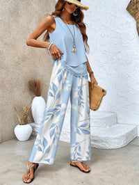 Constantia | Women's Matching Top and Pants Two-Piece Set