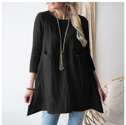 Coppelia | Women's Pockets Casual Top