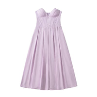 Coppelia | Women's Flowing Elegant Maxi Dress in Light Purple
