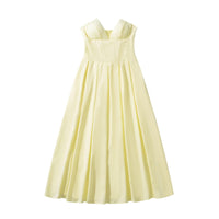 Coppelia | Women's Flowing Elegant Maxi Dress in Yellow