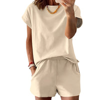 Cora | Women's Two-Piece Set in Apricot