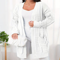 Coralia | Women's Knit Cardigan in White