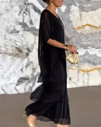 Corinna | Women's Tiered Maxi-length Skirt Dress