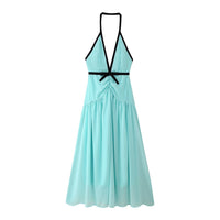 Corisande | Women's Ruffle Detail Elegant Maxi Dress in Kleid