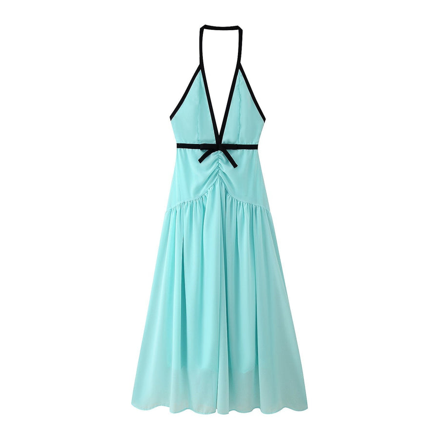 Corisande | Women's Ruffle Detail Elegant Maxi Dress in Kleid