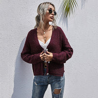 Crispina | Women's Button Detail Knit Cardigan