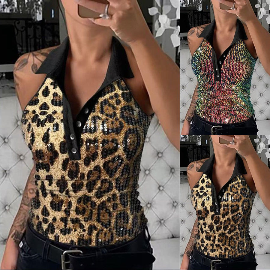 Crispine | Women's Leopard Print Shirt