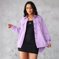 Dagmar | Women's Fringe Casual Blouse in Purple