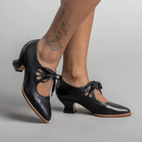 Dagmar | Women's Vintage Pin-Up Heels Mary Jane Shoes in Black