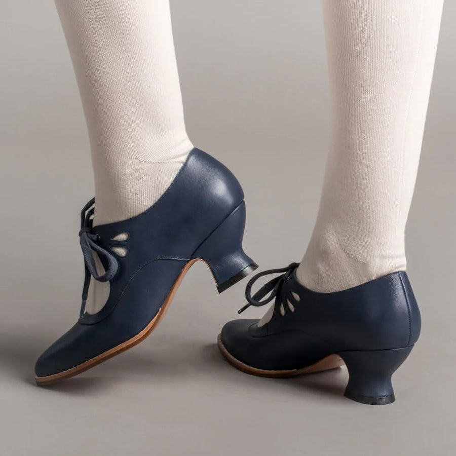 Dagmar | Women's Vintage Pin-Up Heels Mary Jane Shoes in Blue