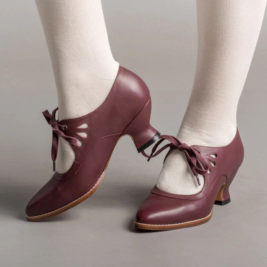 Dagmar | Women's Vintage Pin-Up Heels Mary Jane Shoes in Red