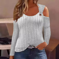 Daisy | Women's Elegant Top in Gray