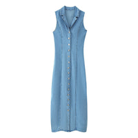 Daisy | Women's Button-Front Maxi Dress in Kleid