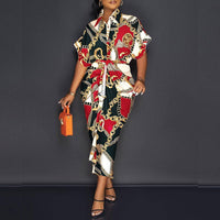 Dalia | Women's Waist Belt Belted Midi Dress