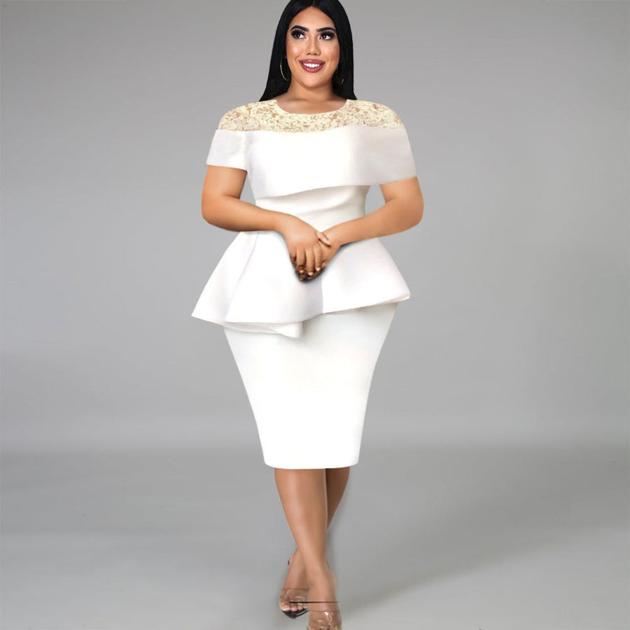 Dalia | Women's Lace Elegant Top in Black