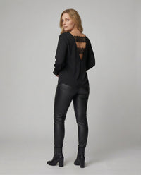 Damaris | Women's V-Neck Voluminous Elegant Blouse